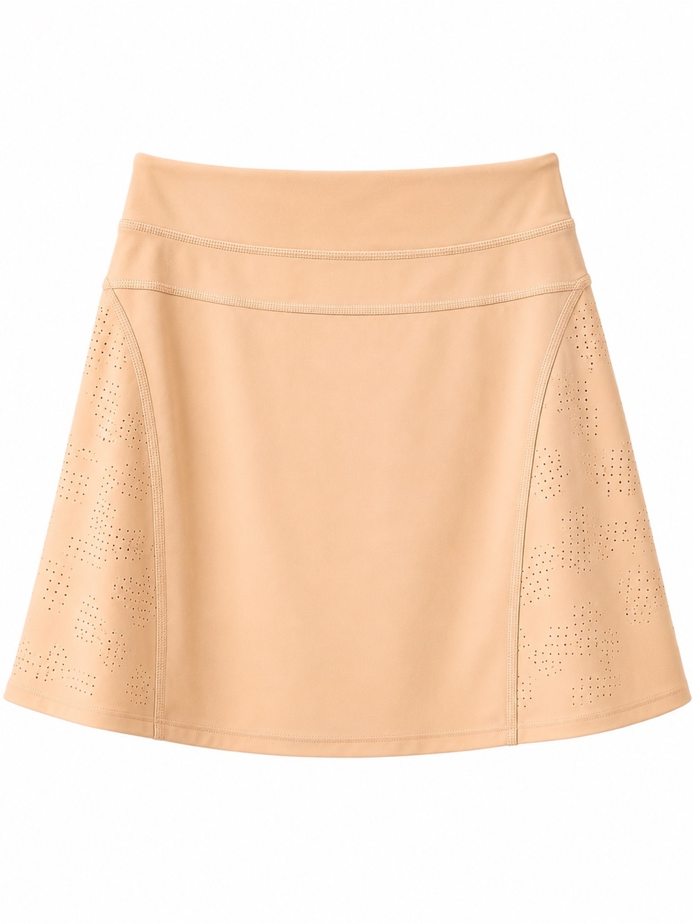 Women’s Perforated A-Line Skort in light orange